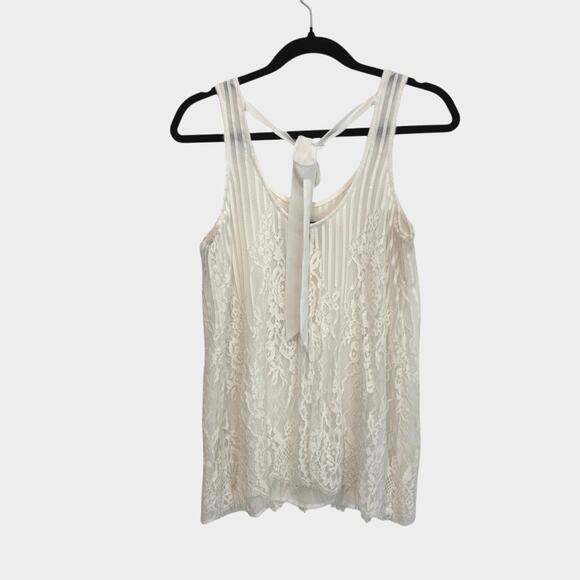 Forever 21 Lace Top Fairycore Whimsical Romantic Feminine S- Off White - Picture 2 of 5